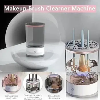 Electric Makeup Brush Cleaner Machine – Automatic USB Makeup Brush Washer & Dryer